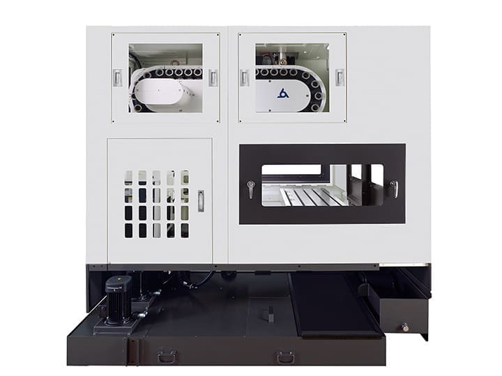 Kitamura Mycenter 4XV CNC machine with an enclosed workspace and control panel.