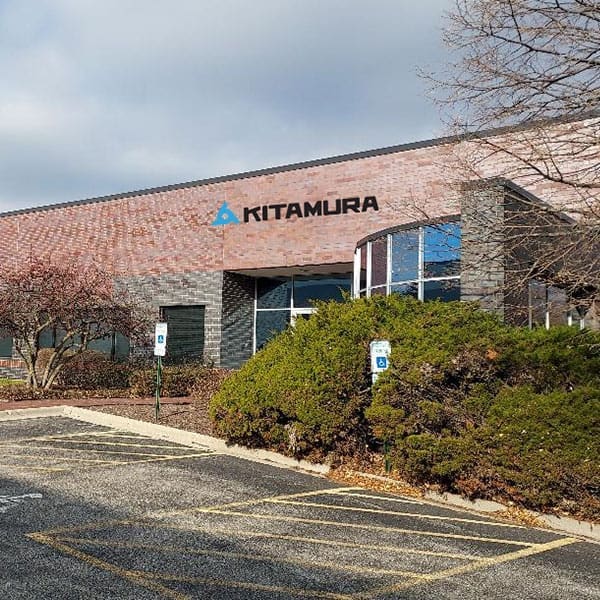 Company exterior building with company logo.